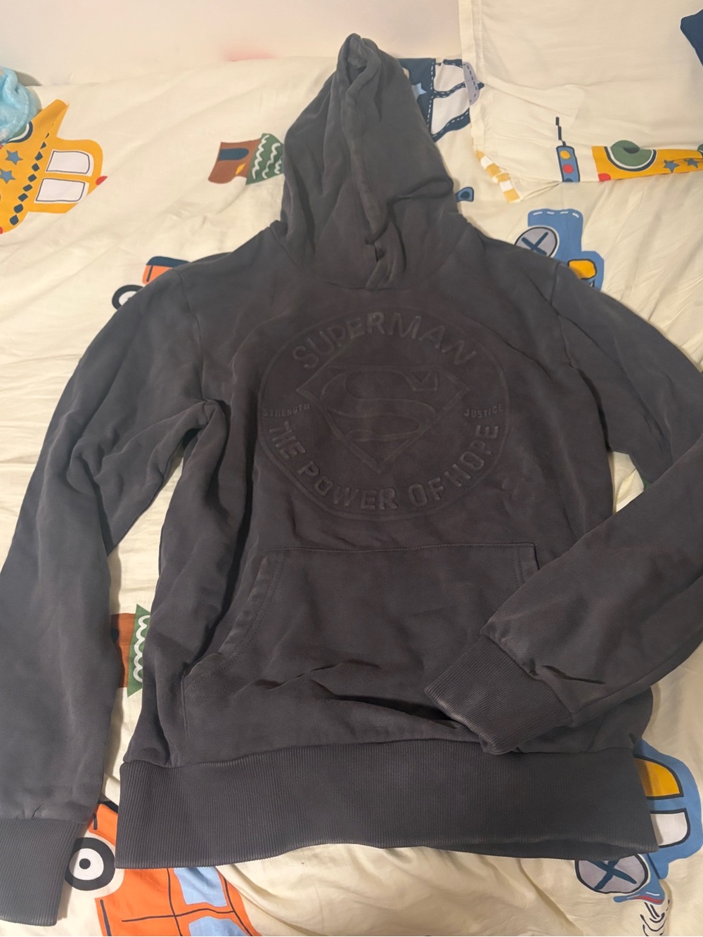 Limited Edition Superman x Lucky Brand collection-charcoal- size small